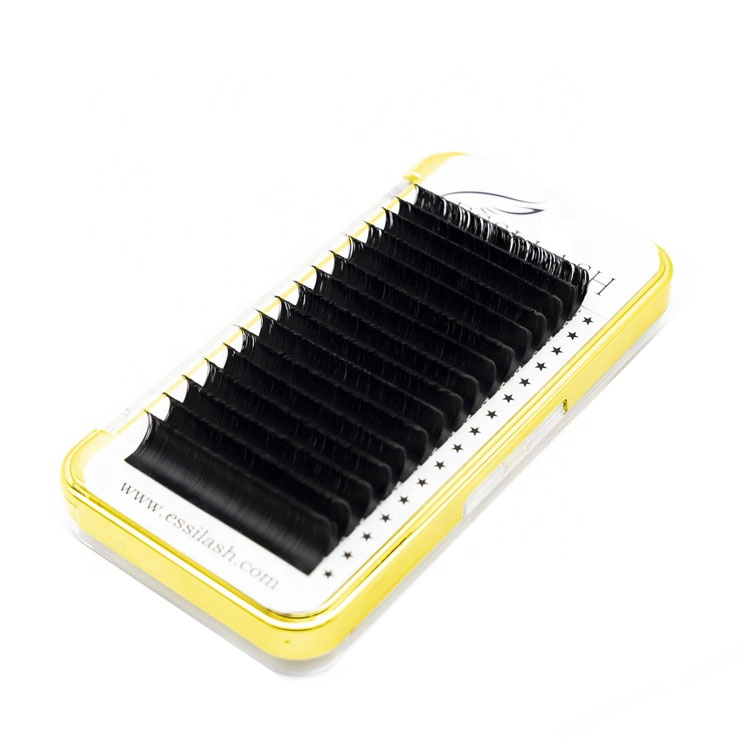  ESSI Factory Easy Fan Private Label And Private Logo 0.05 D Curl Eyelash Extensions 